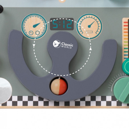 CLASSIC WORLD Многофункциональная манипуляционная доска 6-в-1 для путешествий