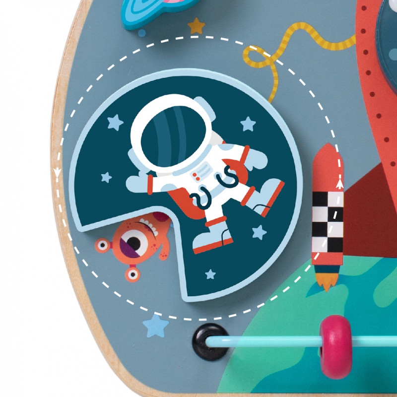 CLASSIC WORLD daugiafunkcinė manipuliavimo lenta 6in1 raketa