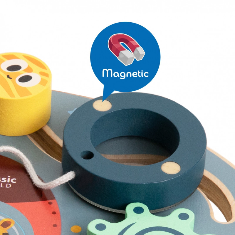 CLASSIC WORLD daugiafunkcinė manipuliavimo lenta 6in1 raketa