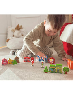 TOOKY TOY Деревянный набор зданий и фигурок Город 2