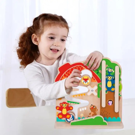 TOOKY TOY medinis edukacinis žaidimas Montessori "Labirintas" TOOKY TOY medinis edukacinis žaidimas Montessori "Labirintas"