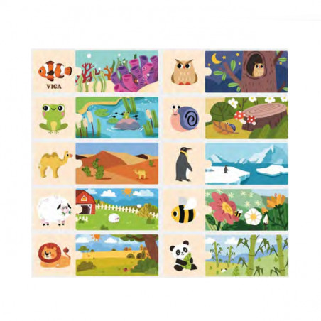 VIGA gyvūnų dėlionė dėlionė
