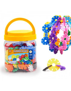 Конструкторы WOOPIE Вафли Ёжики в трубочке 206 шт.