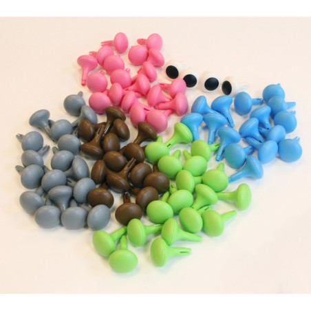 MASTERKIDZ spalvingi jumbo kaiščiai STEM lentai 64 vnt - 6 spalvos