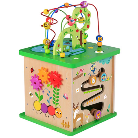 TOOKY TOY mokomasis kubų rūšiavimo įrenginys Labirintas susipynę gyvūnai TOOKY TOY mokomasis kubų rūšiavimo įrenginys Labirintas susipynę gyvūnai