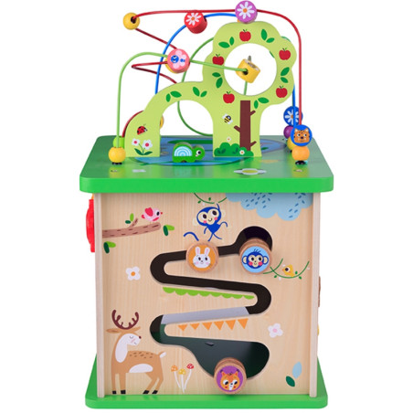 TOOKY TOY mokomasis kubų rūšiavimo įrenginys Labirintas susipynę gyvūnai TOOKY TOY mokomasis kubų rūšiavimo įrenginys Labirintas susipynę gyvūnai