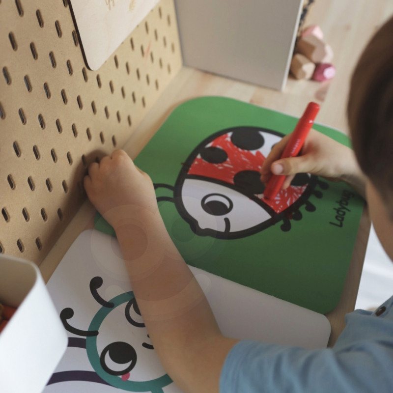 Tooky Toy Educational Montessori Box Puzzle Abacus Weather Board 6 in 1 for ages 3+