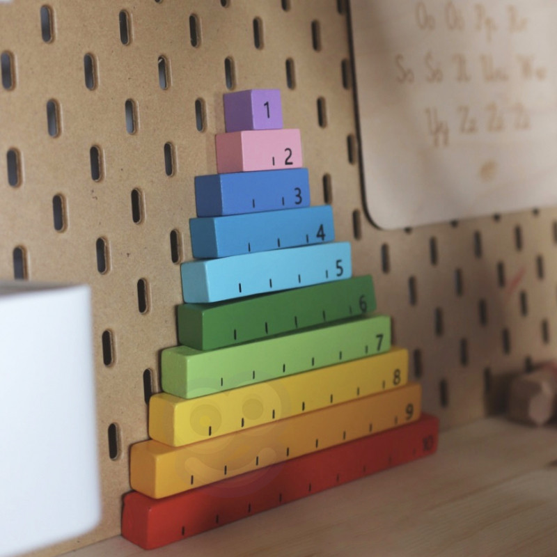 Tooky Toy Educational Montessori Box Puzzle Abacus Weather Board 6 in 1 for ages 3+