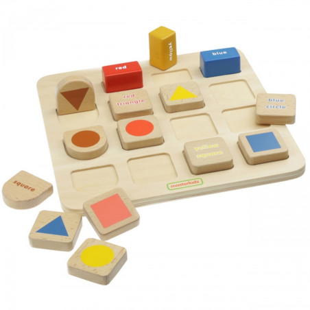 MASTERKIDZ развивающая доска сортировщик фигур и цветов