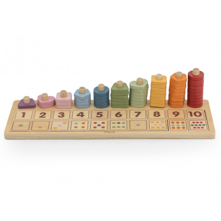 VIGA PolarB Деревянный сортировщик чисел для счетов Монтессори