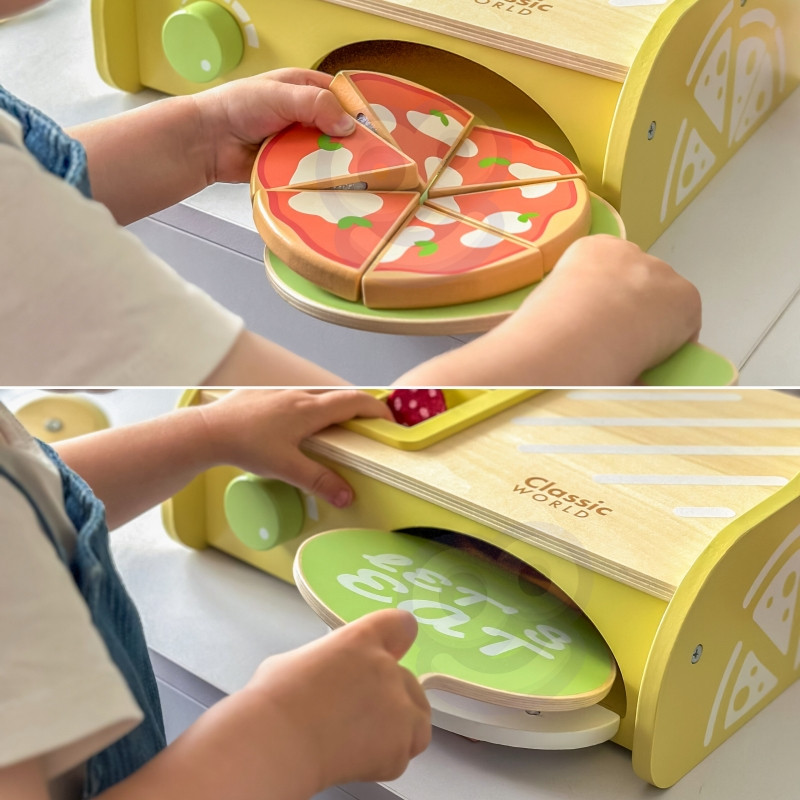 CLASSIC WORLD Medinė picos orkaitė Pizza 3+ FSC