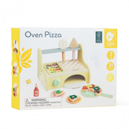 CLASSIC WORLD Medinė picos orkaitė Pizza 3+ FSC