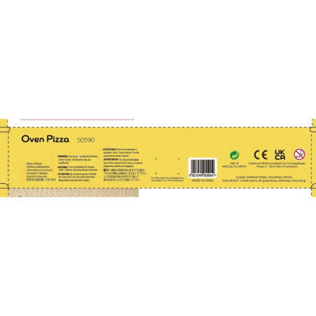 CLASSIC WORLD Medinė picos orkaitė Pizza 3+ FSC