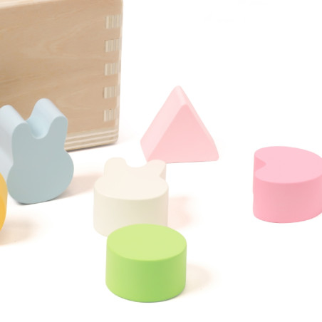 CLASSIC WORLD Formų krovimo medinis rūšiavimo įrenginys vaikams 10 vnt.