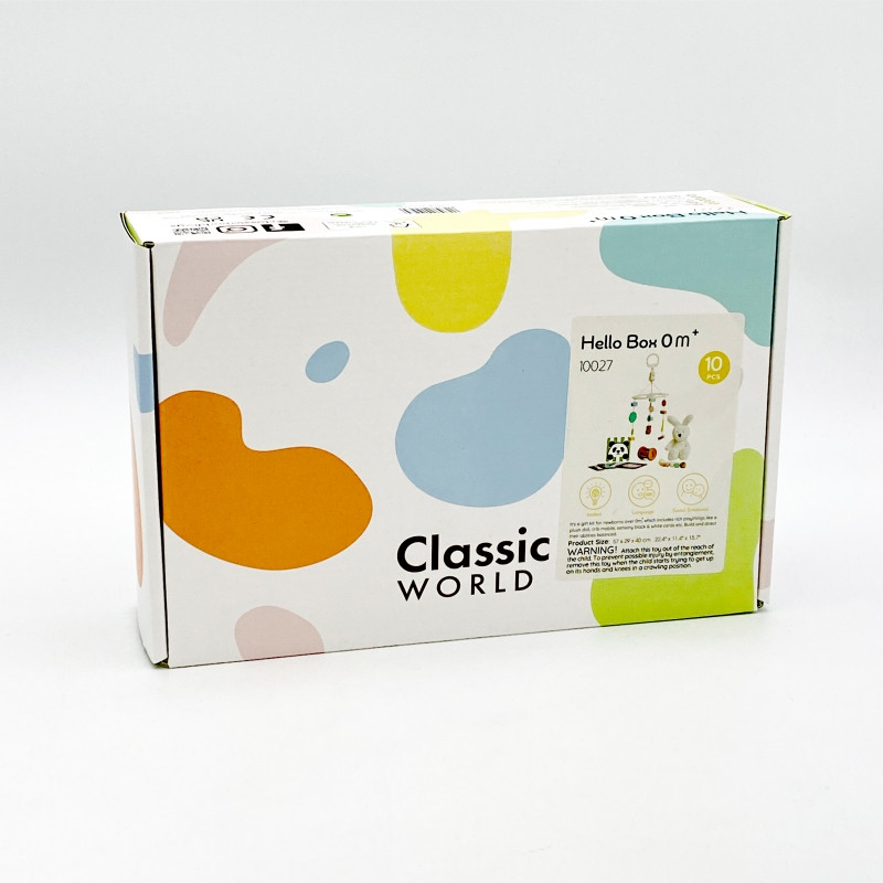 CLASSIC WORLD Pastel Baby Box Первые игрушки для детей от 0 до 6 месяцев