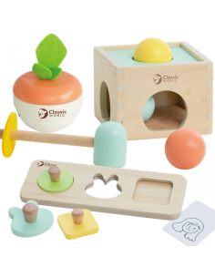 CLASSIC WORLD Pastelinis edukacinis rinkinys vaikams nuo 6 iki 12 mėnesių 2