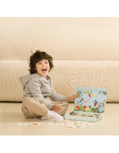 CLASSIC WORLD Магнитный пазл Животные Настольные кубики Пазл Память 66 шт. 2