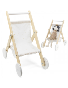 Деревянная кукольная коляска VIGA PolarB