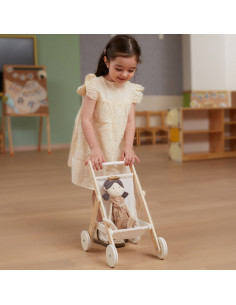 VIGA PolarB medinis lėlių vežimėlis 2