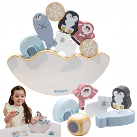 VIGA PolarB žaidimas balansavimas Arkties gyvūnų dėlionės VIGA PolarB žaidimas balansavimas Arkties gyvūnų dėlionės