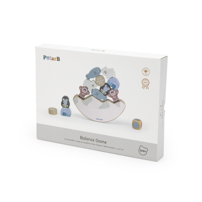 VIGA PolarB žaidimas balansavimas Arkties gyvūnų dėlionės