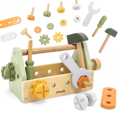 VIGA PolarB įrankių dėžė medinis rinkinys