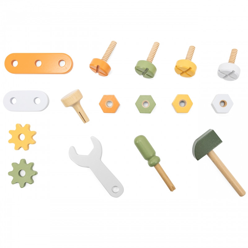 VIGA PolarB Skrzynka z Narzędziami Zestaw Drewniany