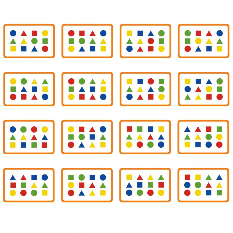 VIGA dėlionės žaidimas atkurti Montessori spalvas ir figūras