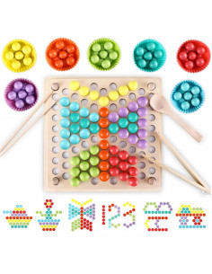 WOOPIE Разноцветные шарики Монтессори-головоломка-сортировщик