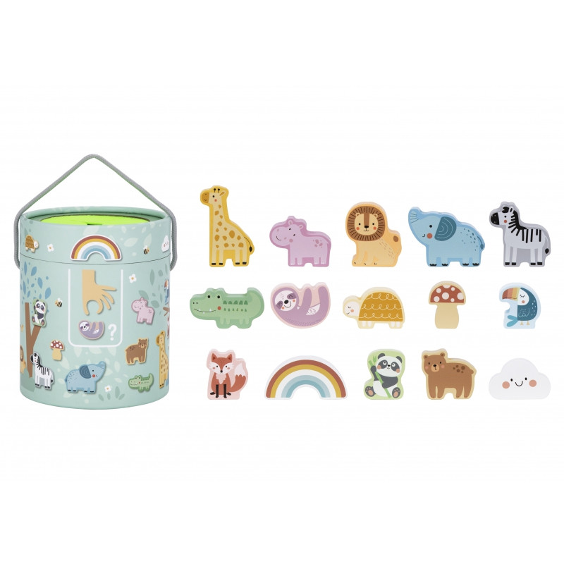 WOOPIE GREEN Paslapčių dėžutė liesk ir atpažink FSC