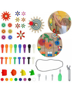 Набор принадлежностей MASTERKIDZ Микс Штифты Шурупы Инструменты 352 предм.