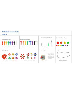 Набор принадлежностей MASTERKIDZ Микс Штифты Шурупы Инструменты 352 предм. 2
