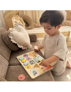 TOOKY TOY manipuliavimo lentos spynos Gears rūšiavimo laikrodis 2