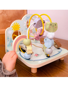TOOKY TOY medinis variklio kilpos miško labirintas 2