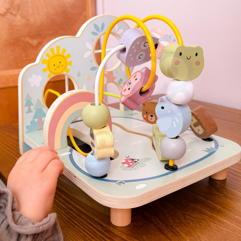 TOOKY TOY Деревянный моторный лабиринт-петля для леса