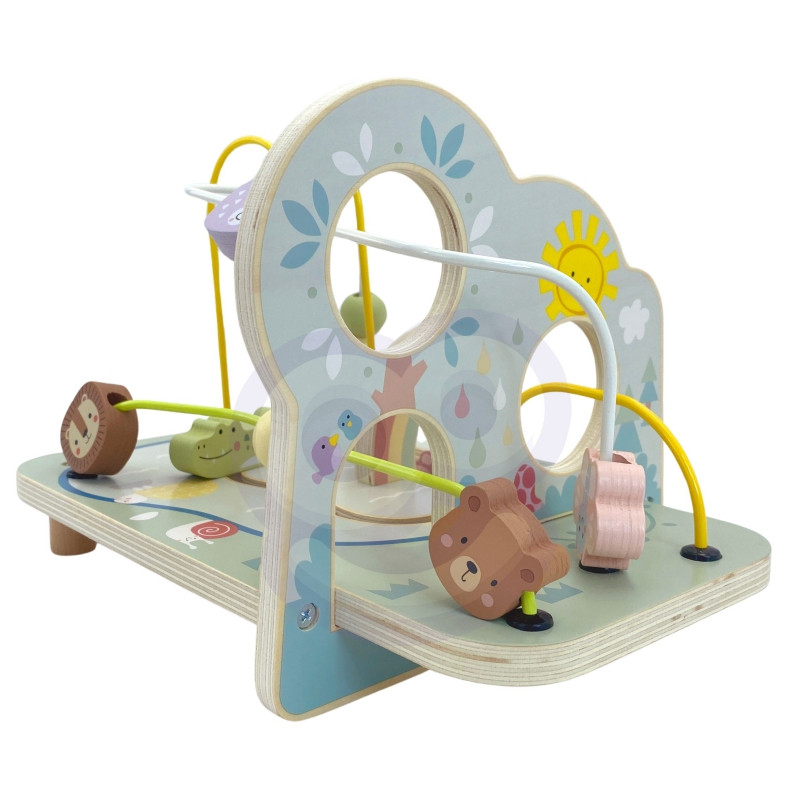 TOOKY TOY Деревянный моторный лабиринт-петля для леса