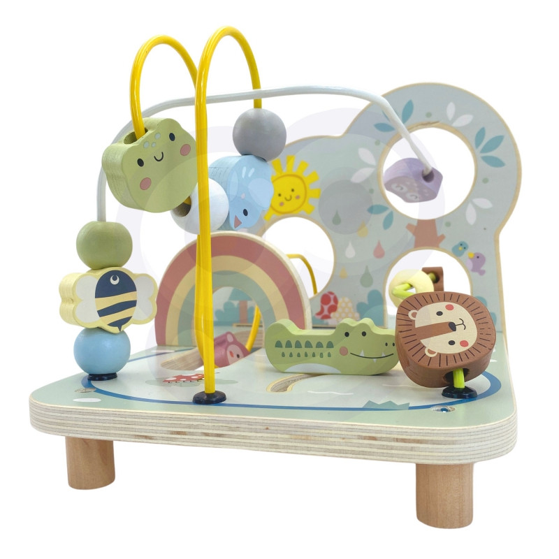 TOOKY TOY Деревянный моторный лабиринт-петля для леса