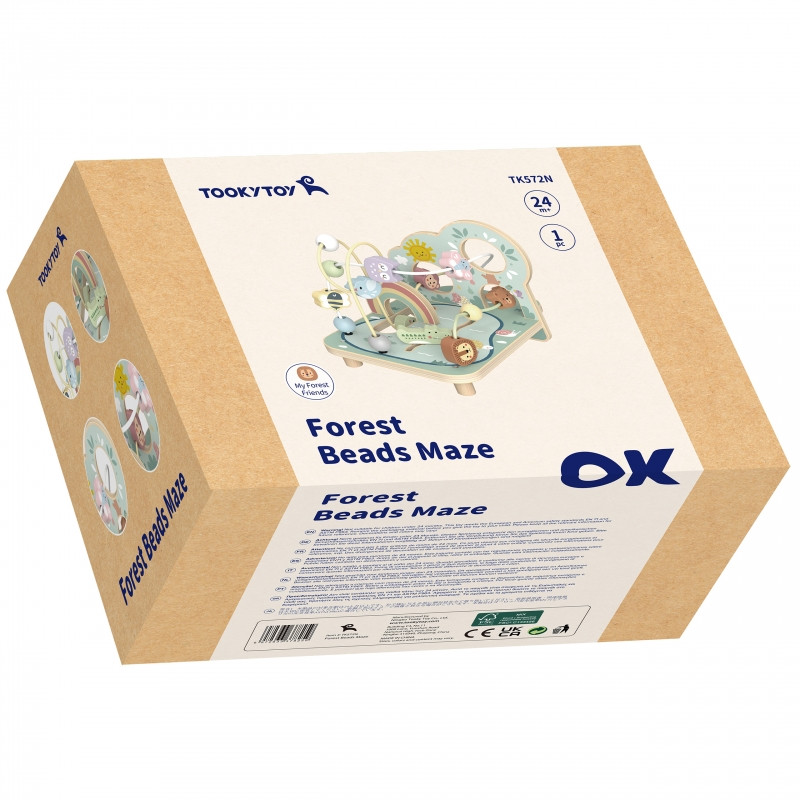 TOOKY TOY Деревянный моторный лабиринт-петля для леса