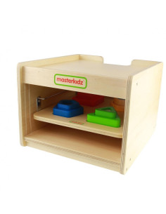МАСТЕРДКИЗ Малый шкаф для хранения удобных развивающих досок на 3 доски 2