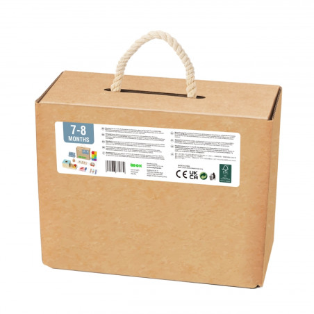 TOOKY TOY Box XXL Montessori Educational Box 6in1 Sensory 7-8 mėn. TOOKY TOY Box XXL Montessori Educational Box 6in1 Sensory 7-8 mėn.