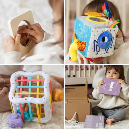 TOOKY TOY Box XXL Montessori edukacinė dėžutė 5in1 sensorinė 11-12 mėnesių TOOKY TOY Box XXL Montessori edukacinė dėžutė 5in1 sensorinė 11-12 mėnesių
