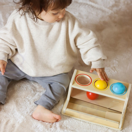 TOOKY TOY Box XXL Montessori edukacinė dėžutė 5in1 sensorinė 11-12 mėnesių TOOKY TOY Box XXL Montessori edukacinė dėžutė 5in1 sensorinė 11-12 mėnesių