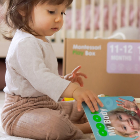 TOOKY TOY Box XXL Montessori edukacinė dėžutė 5in1 sensorinė 11-12 mėnesių TOOKY TOY Box XXL Montessori edukacinė dėžutė 5in1 sensorinė 11-12 mėnesių
