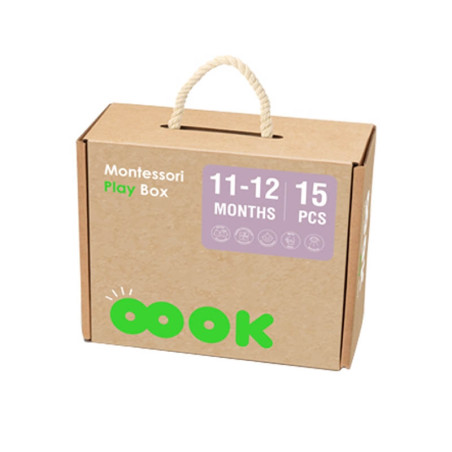 TOOKY TOY Box XXL Montessori edukacinė dėžutė 5in1 sensorinė 11-12 mėnesių TOOKY TOY Box XXL Montessori edukacinė dėžutė 5in1 sensorinė 11-12 mėnesių