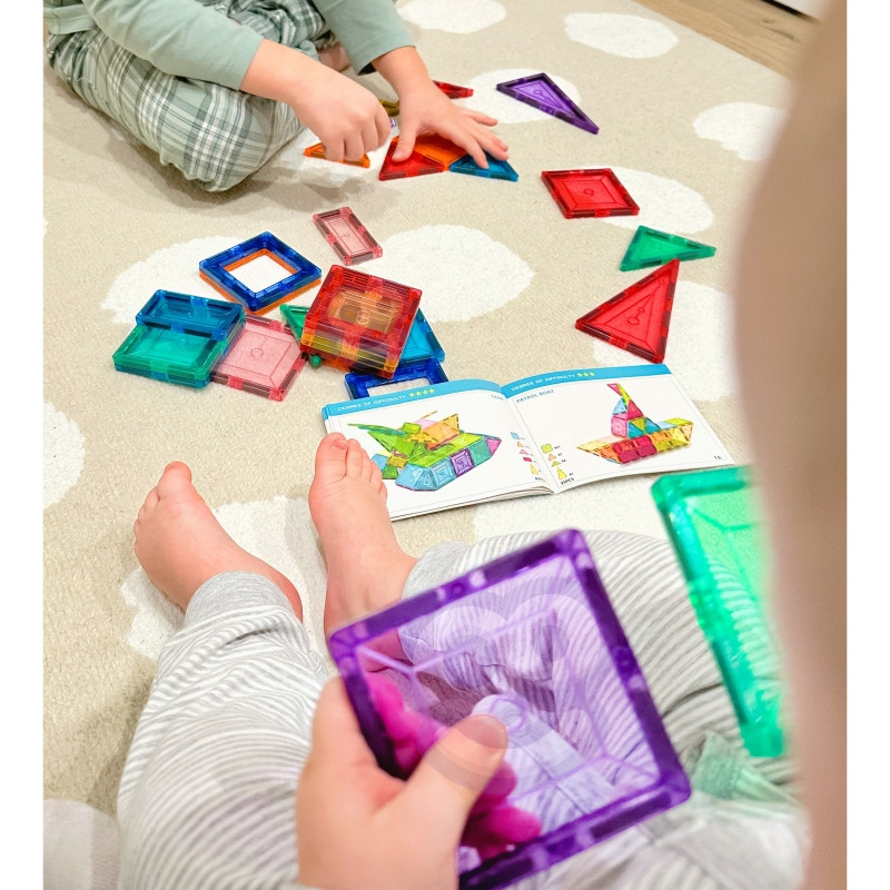 WOOPIE magnetiniai Montessori 3D statybiniai blokai
