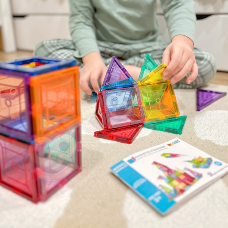 WOOPIE magnetiniai Montessori 3D statybiniai blokai WOOPIE magnetiniai Montessori 3D statybiniai blokai