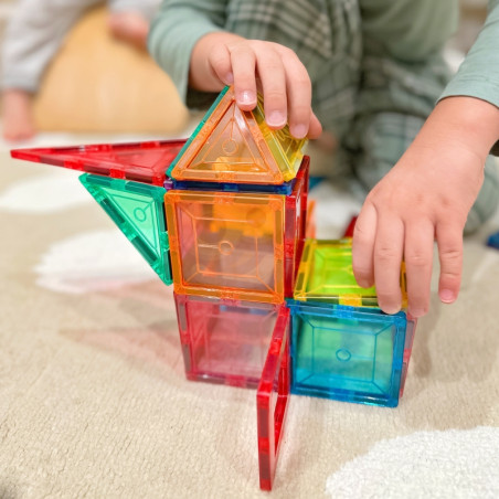 WOOPIE magnetiniai Montessori 3D statybiniai blokai WOOPIE magnetiniai Montessori 3D statybiniai blokai