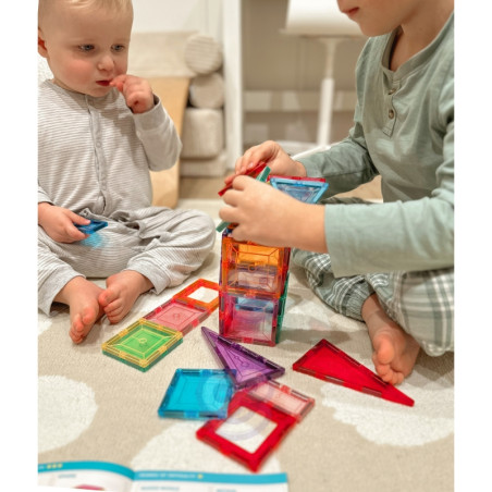 WOOPIE magnetiniai Montessori 3D statybiniai blokai WOOPIE magnetiniai Montessori 3D statybiniai blokai
