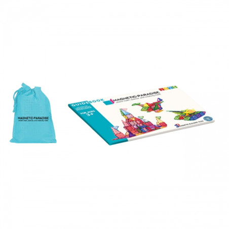 WOOPIE magnetiniai Montessori 3D statybiniai blokai WOOPIE magnetiniai Montessori 3D statybiniai blokai
