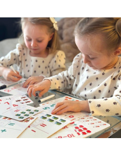 Образовательные карточки WOOPIE для обучения счёту 2